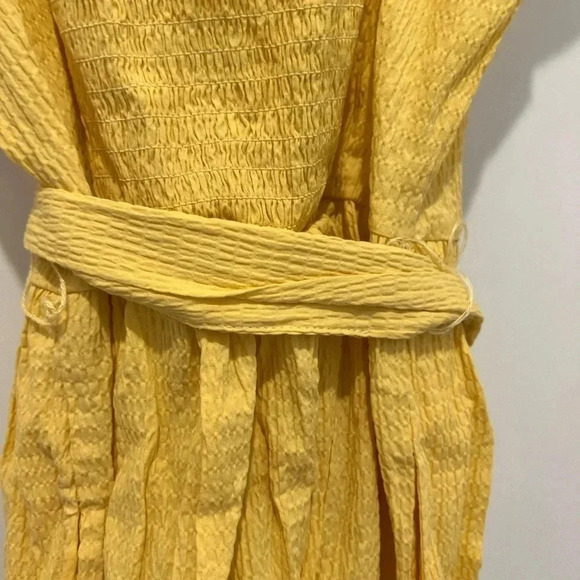 Francesca's Miami Collection Yellow Crepe Sundress NWT - Picture 12 of 12